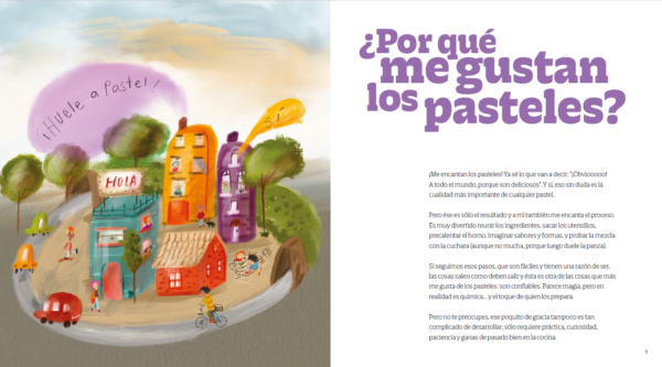pastel 1 Y, de repente, quise un pastel